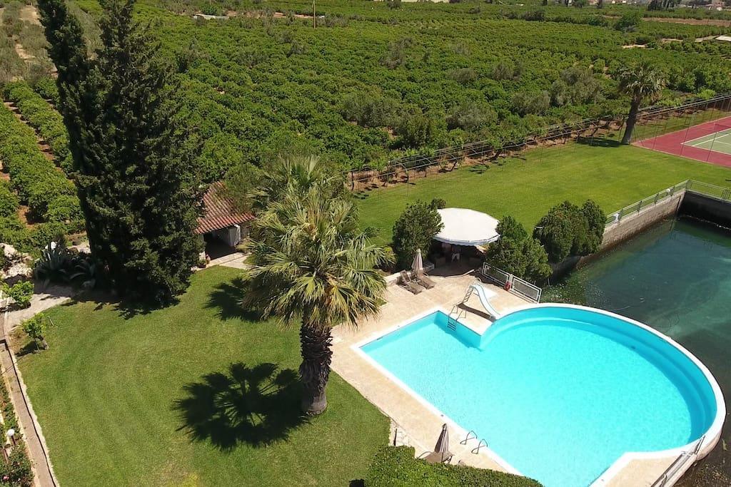 Orange Grove Villa Nea Tirins Exterior photo